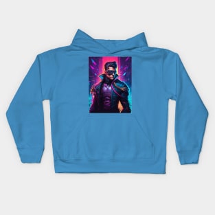 Cyberpunk Superhero Kids Hoodie